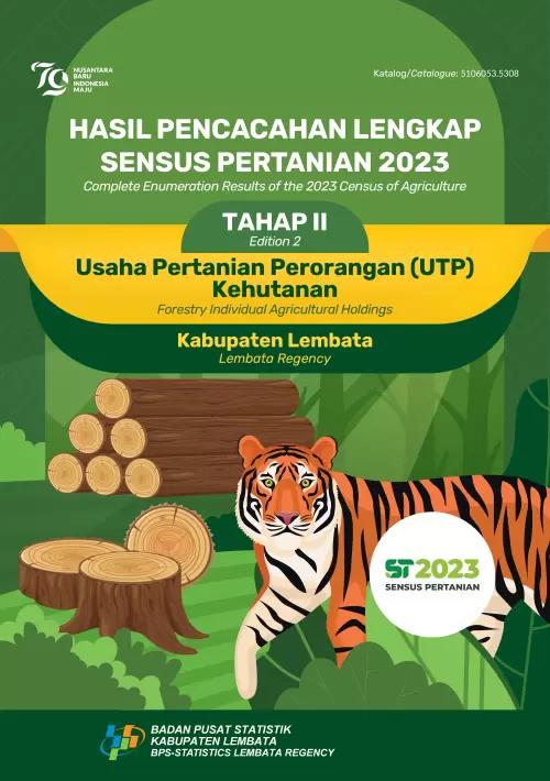 Hasil Pencacahan Lengkap Sensus Pertanian 2023 - Tahap II: Usaha Pertanian Perorangan (UTP) Kehutanan Kabupaten Lembata