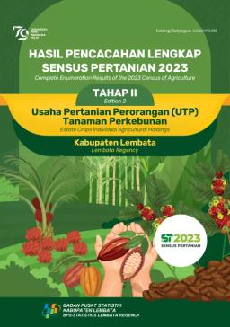 Hasil Pencacahan Lengkap Sensus Pertanian 2023 - Tahap II Usaha Pertanian Perorangan (UTP) Perkebunan Kabupaten Lembata